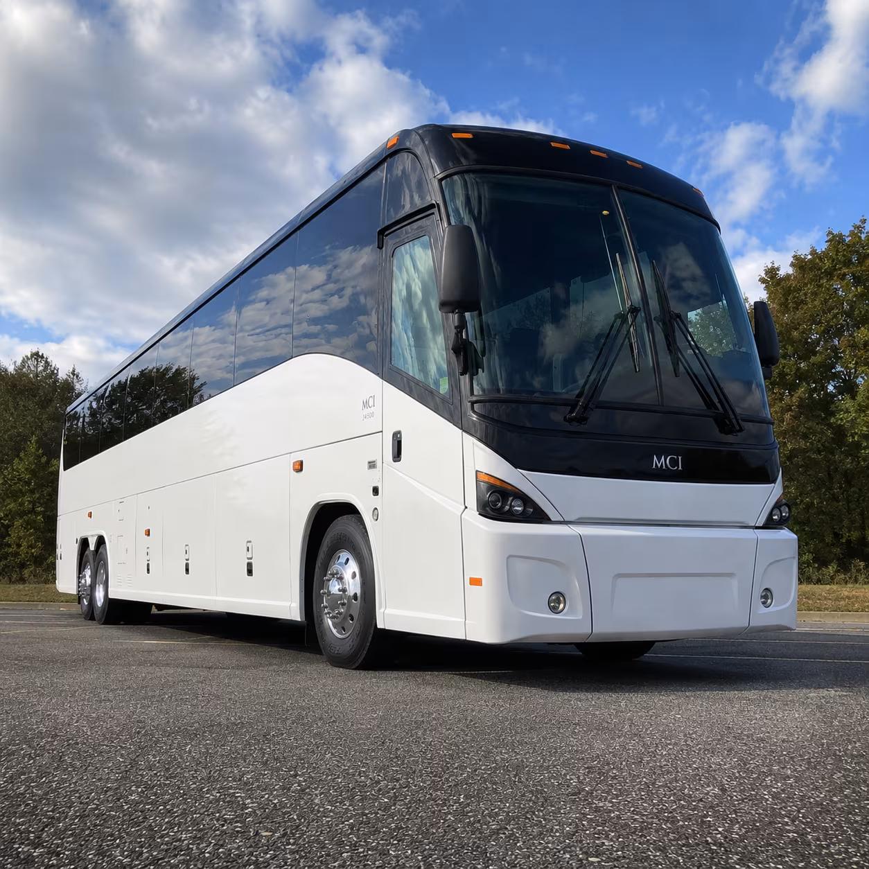 Hampton Airport Shuttle & Transportation party bus exterior