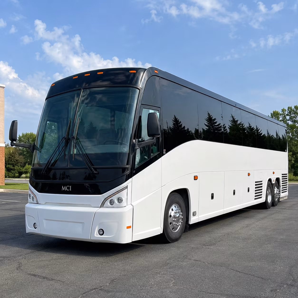 Hampton Airport Shuttle & Transportation party bus exterior