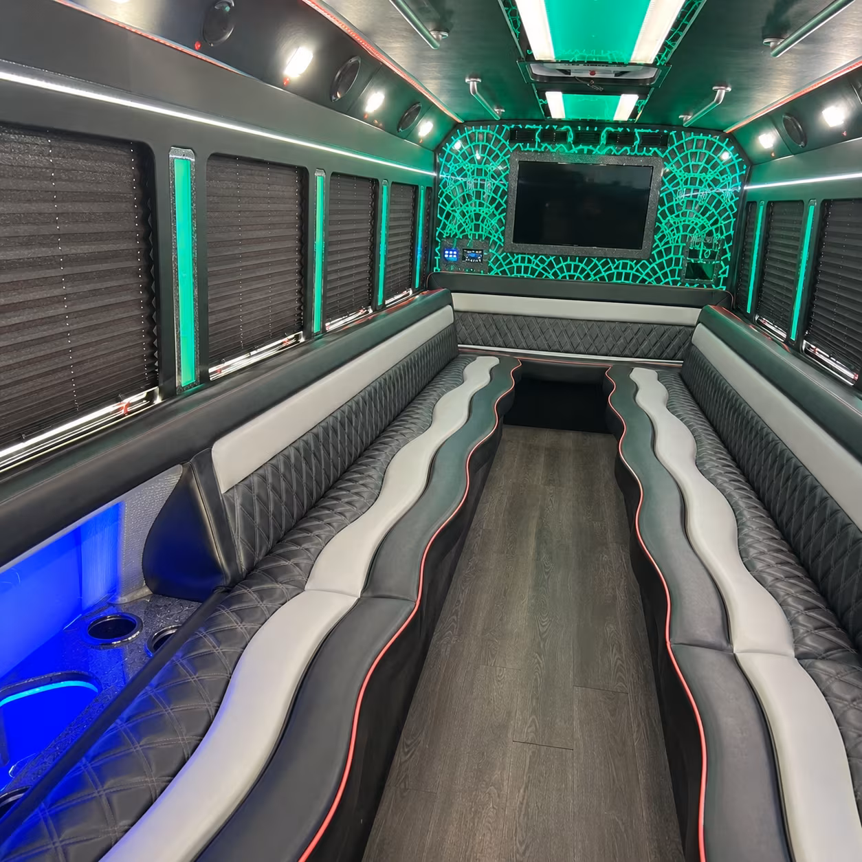 Hampton Bachelor & Bachelorette Transportation onboard seating