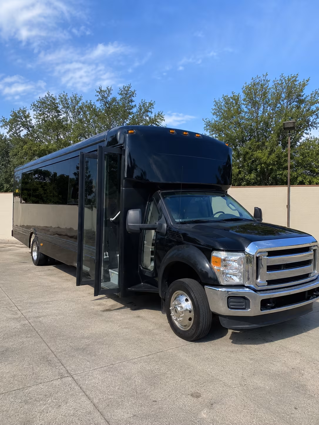 Hampton Concert & Music Festival Transportation party bus exterior