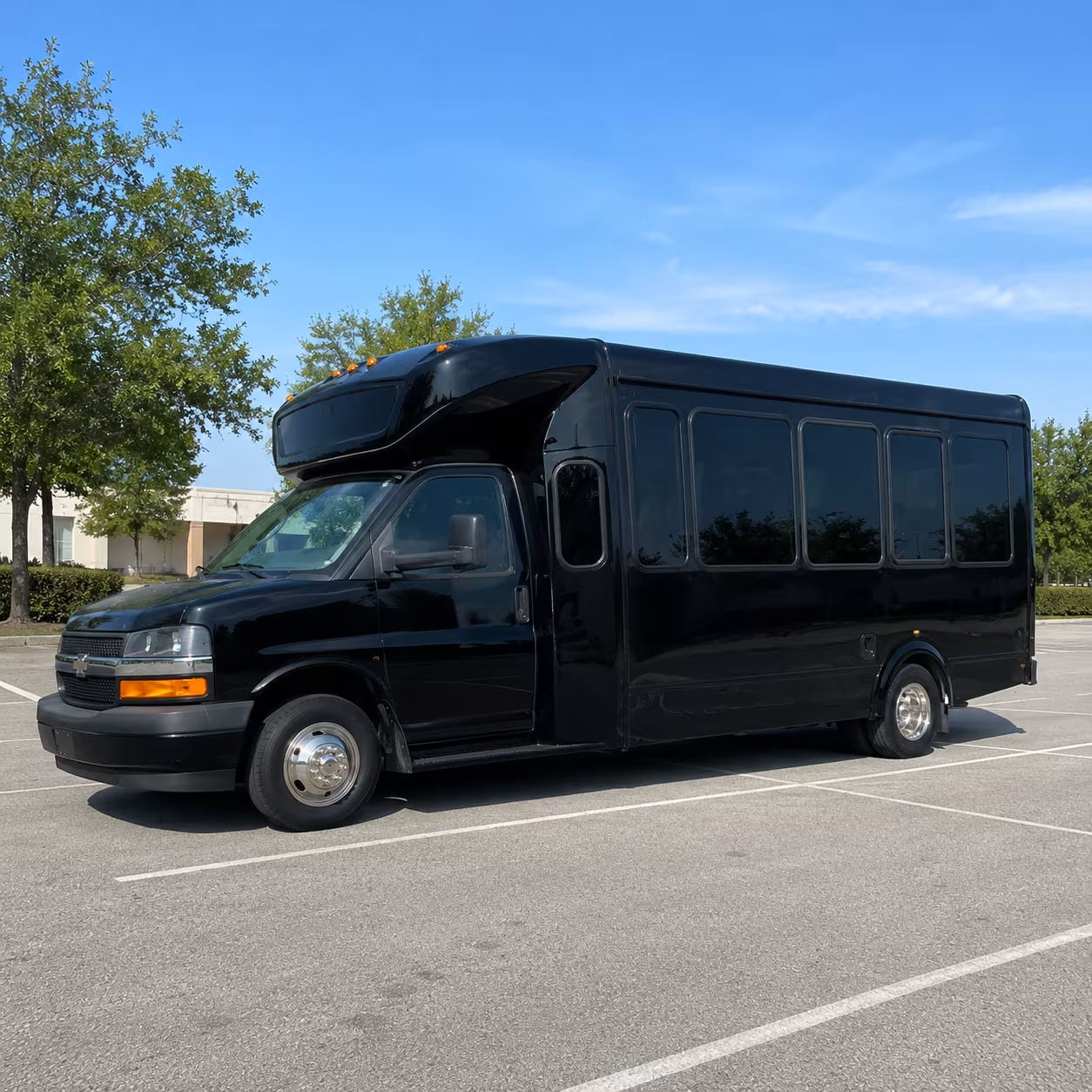 Hampton Concert & Music Festival Transportation party bus exterior