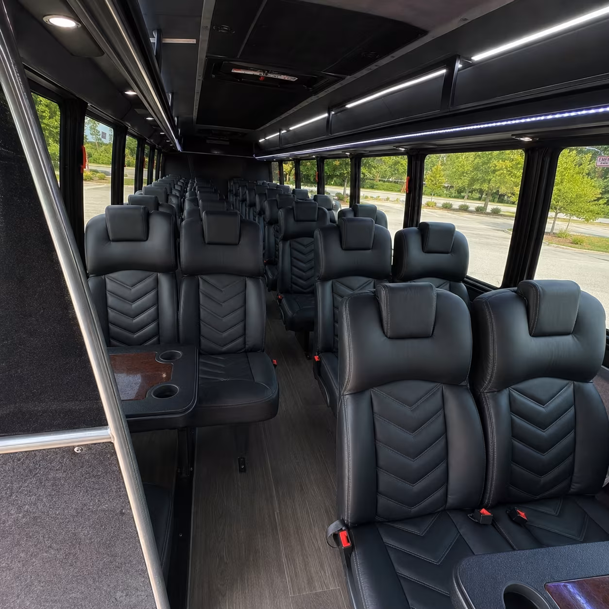 Hampton Corporate Transportation party bus exterior