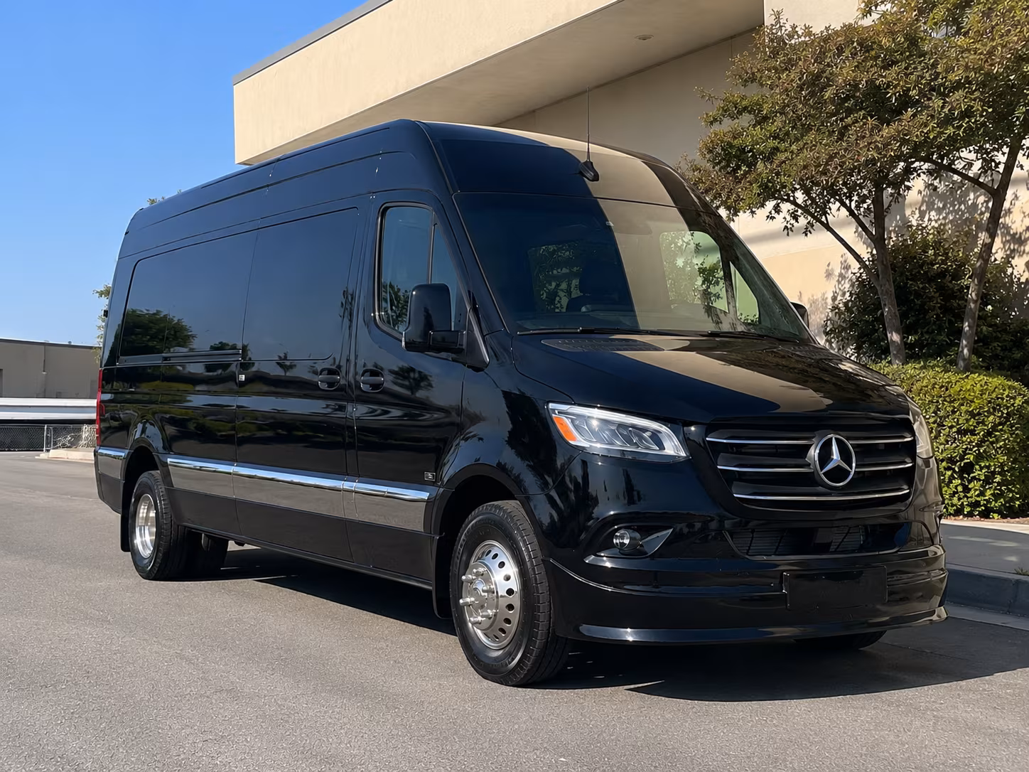Hampton Corporate Transportation party bus exterior
