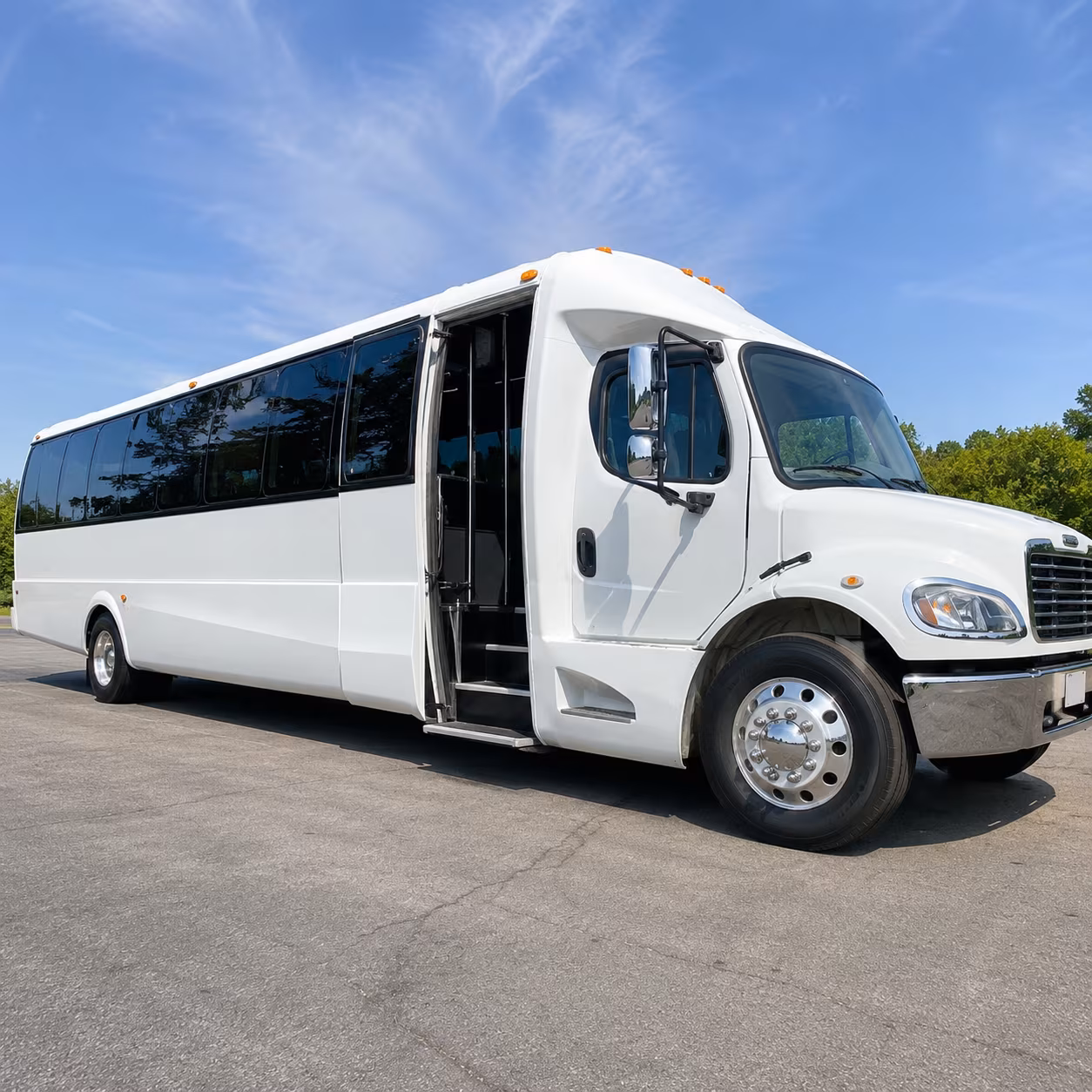 Hampton Corporate Transportation party bus exterior