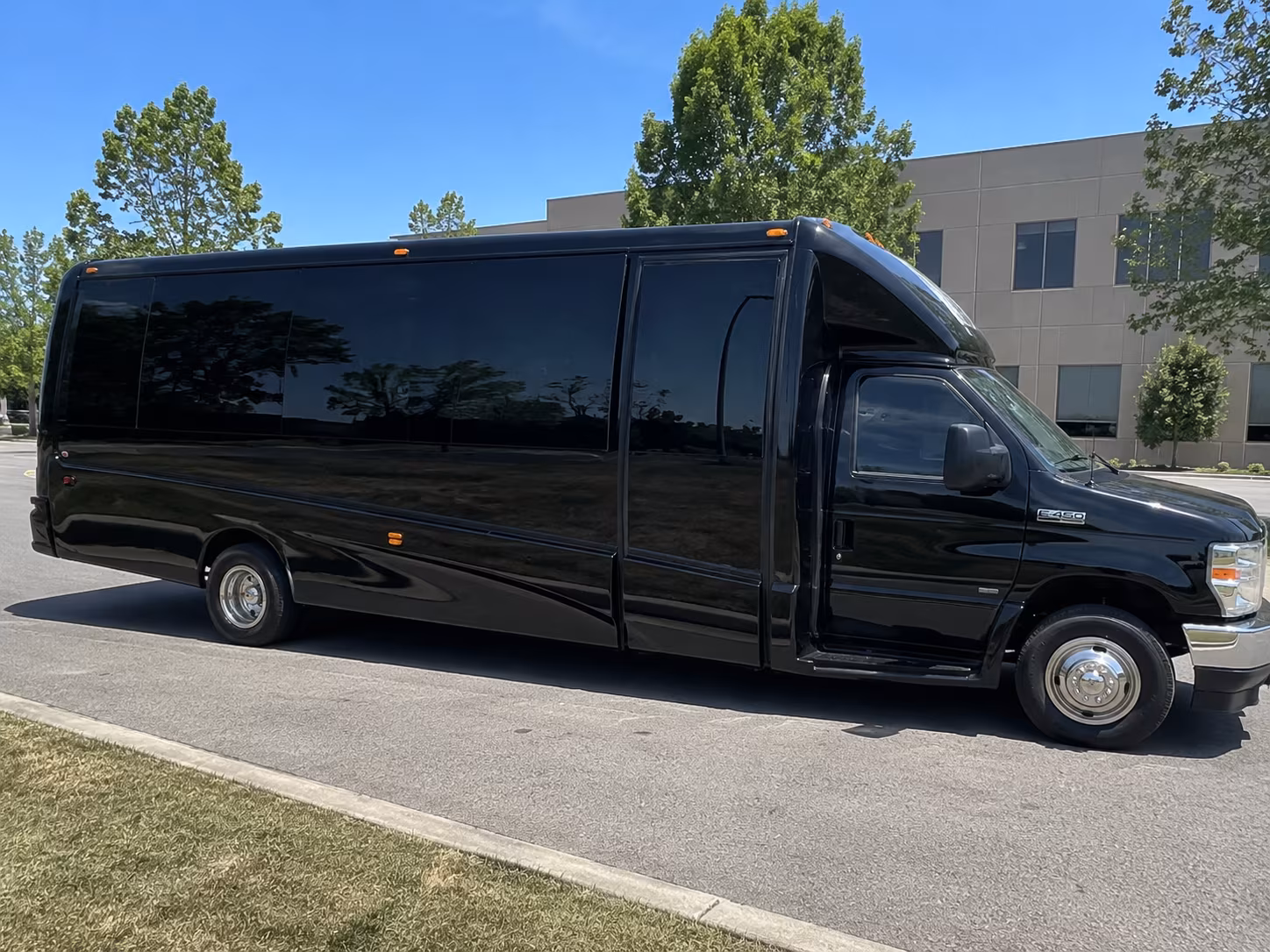 Hampton Prom & Homecoming Transportation party bus exterior