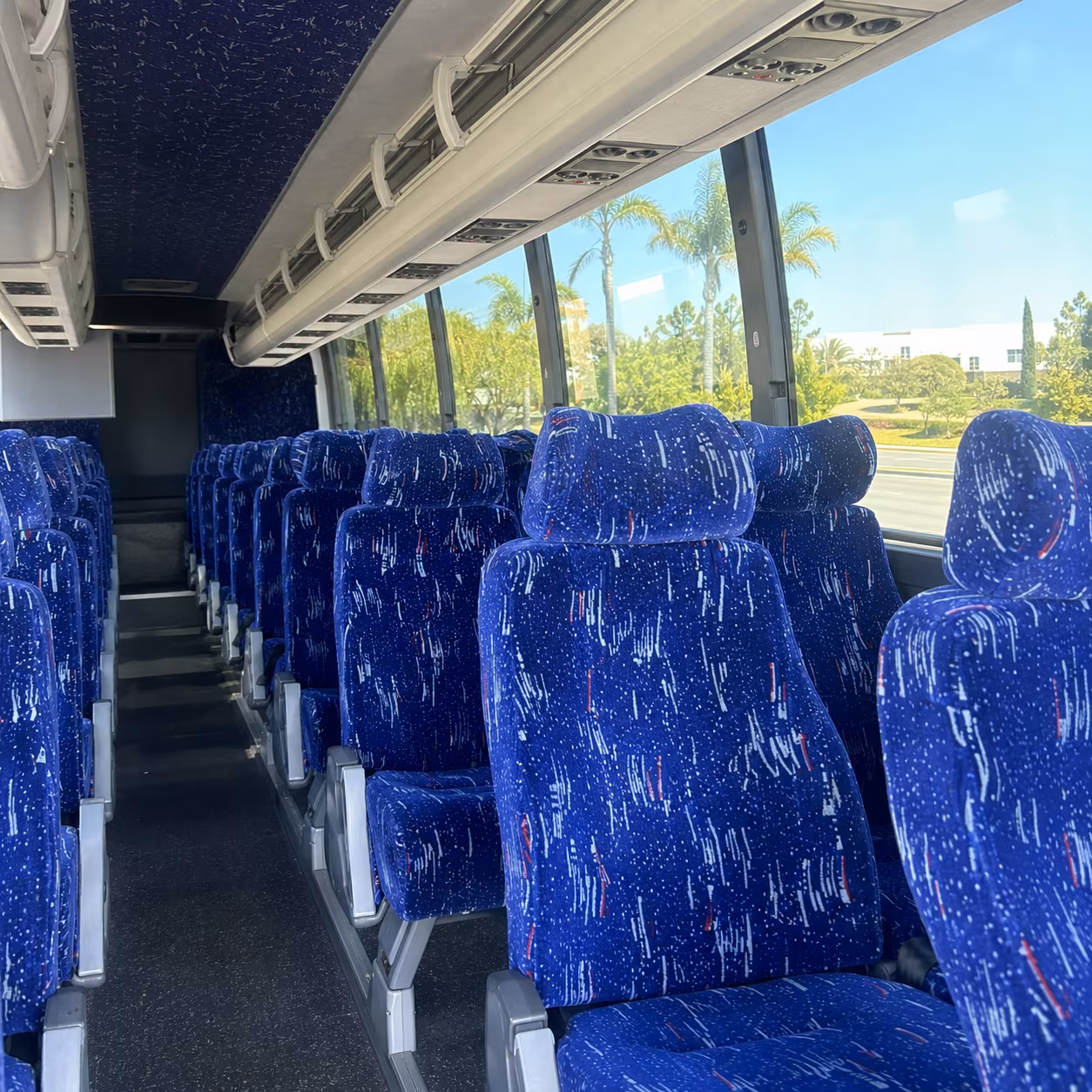 Hampton School Event Transportation onboard seating