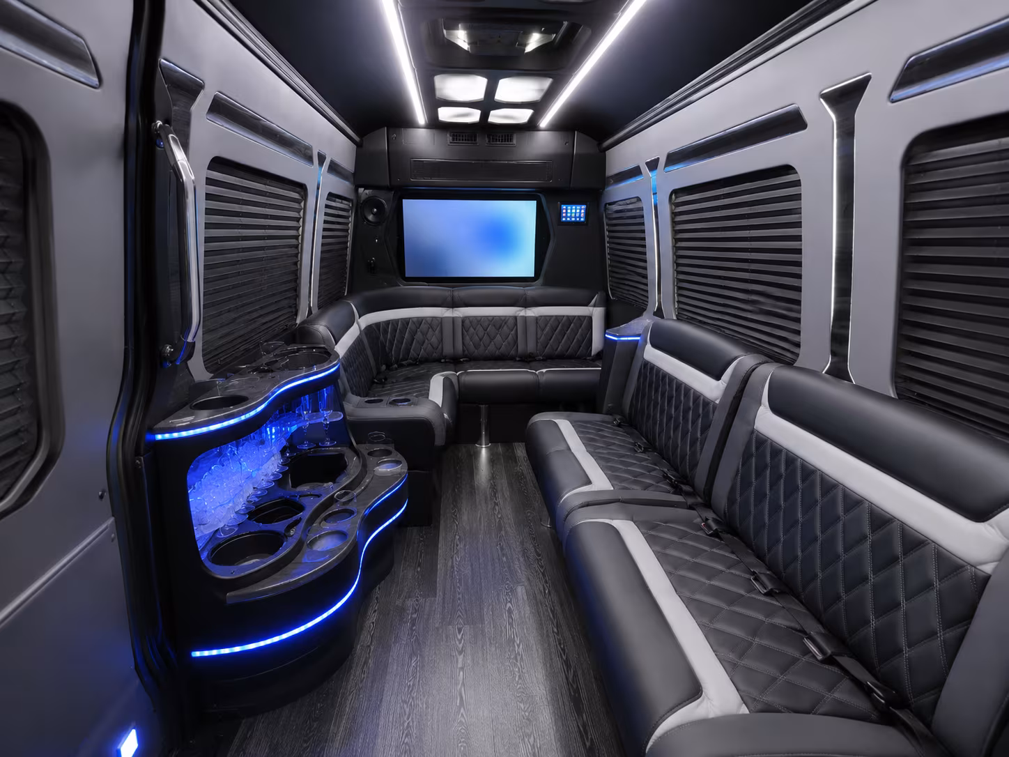 14 Passenger Sprinter Limo Interior