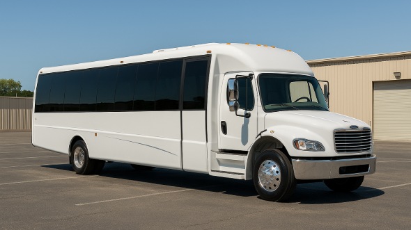 Exterior of Charter Bus Company Arlington's 20 Passenger Party Bus in Arlington