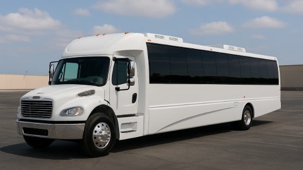 Exterior of Charter Bus Company Arlington's 28 Passenger Party Bus in Arlington