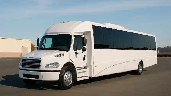 Exterior of Hampton Party Bus Company's 28 Passenger Party Bus in Hampton