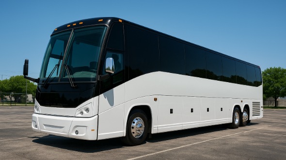 Exterior of Charter Bus Company Hampton's 40 Passenger Charter Bus in Hampton