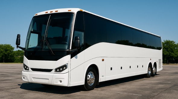 Exterior of Charter Bus Company Hampton's 46 Passenger Charter Bus in Hampton