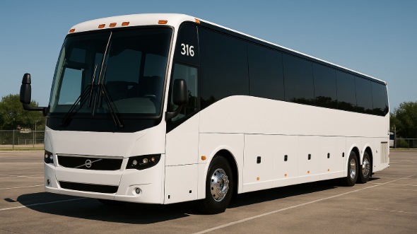 Exterior of Charter Bus Company Chesapeake's 50 Passenger Party Bus in Chesapeake