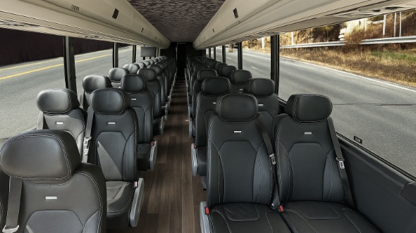25 passenger minibus interior